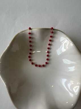 Red Beaded Good Luck Protection  Bracelet - Minimalist